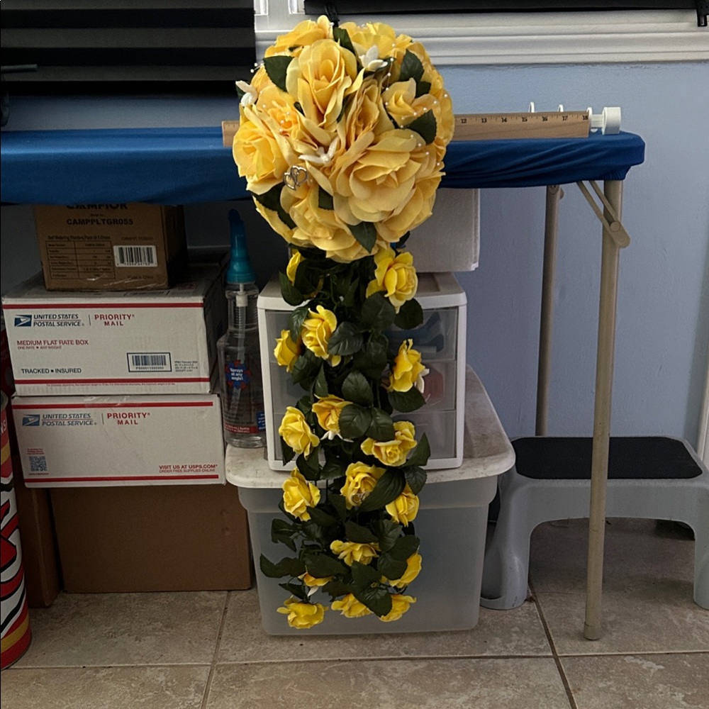 Yellow Floral Garland